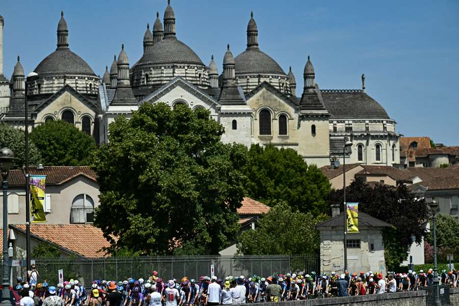 Le peloton ce samedi. Le peloton ce samedi.