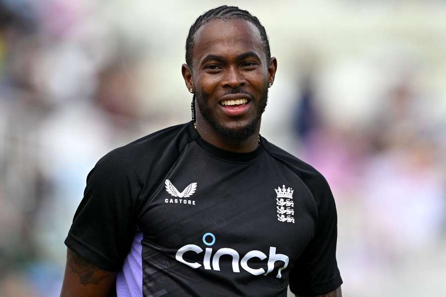England's Jofra Archer made his first international appearance on home soil since 2020 on Saturday