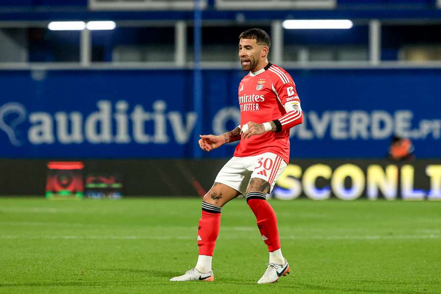 Nicolás Otamendi, en un partido del Benfica Nicolás Otamendi, en un partido del Benfica