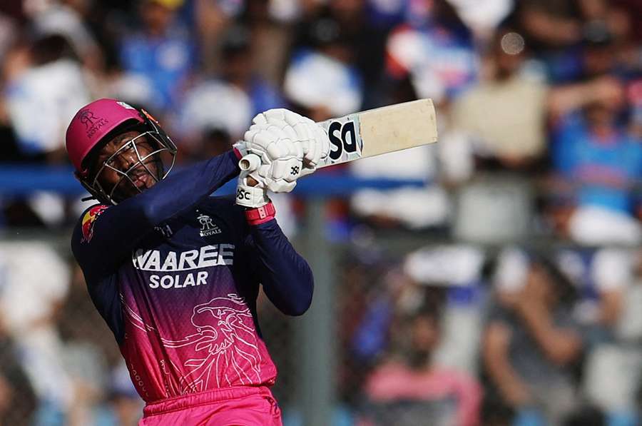 Rajasthan Royals' Jofra Archer in action with the bat Rajasthan Royals' Jofra Archer in action with the bat