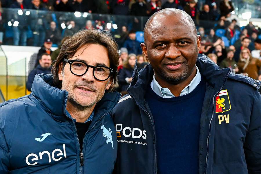 Paolo Vanoli e Patrick Vieira