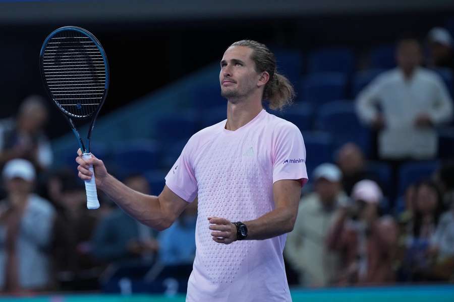 Zverev celebra a vitória