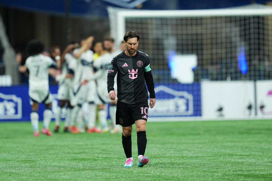 Leo Messi ist die Enttäuschung anzusehen