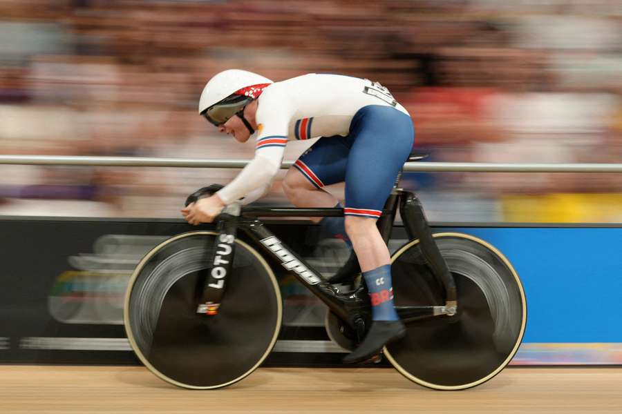 Jack Carlin won a team sprint silver medal at the Tokyo Olympics