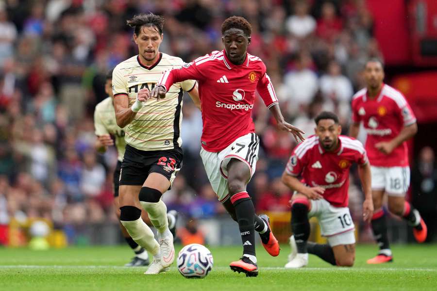 Manchester United midfielder Kobbie Mainoo Manchester United midfielder Kobbie Mainoo