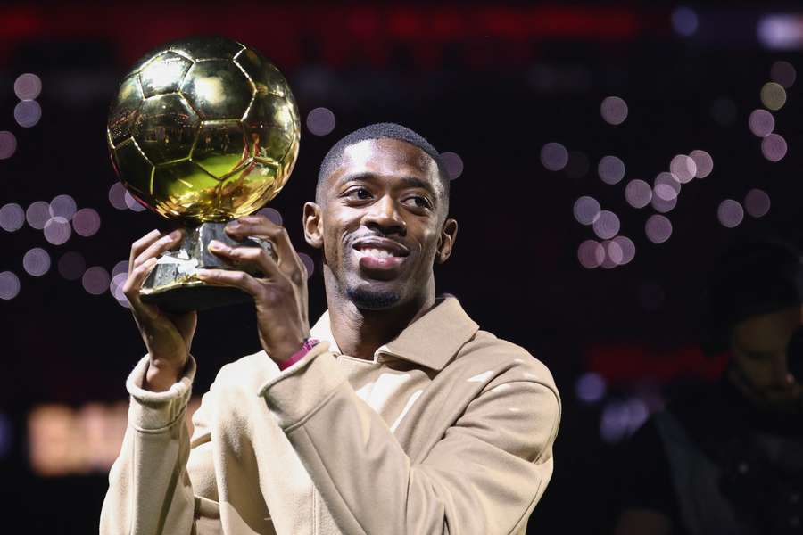 Dembélé col Pallone d'Oro Dembélé col Pallone d'Oro