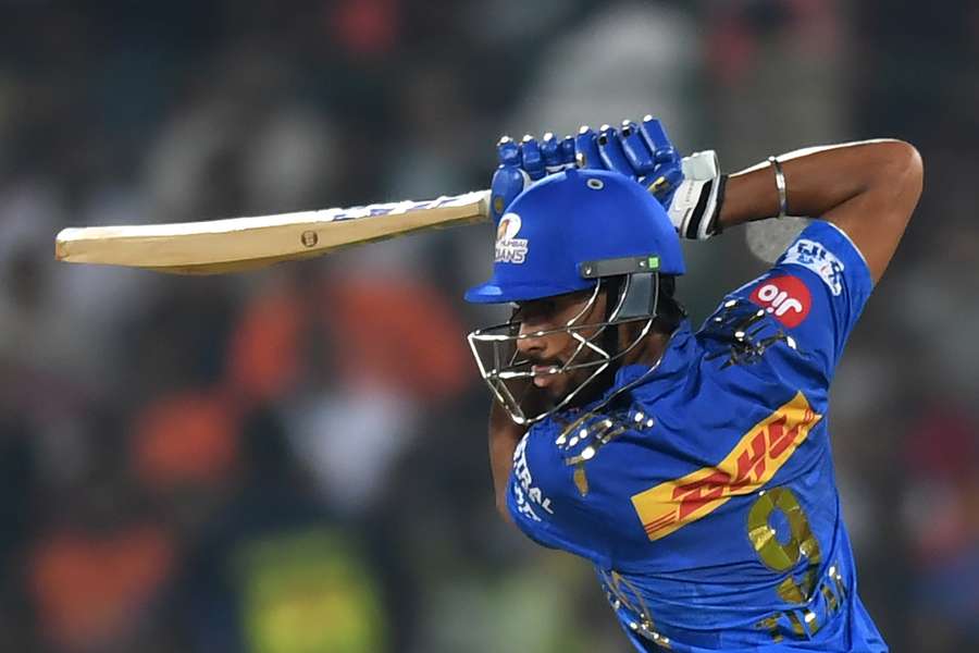 Varma in action for the Mumbai Indians