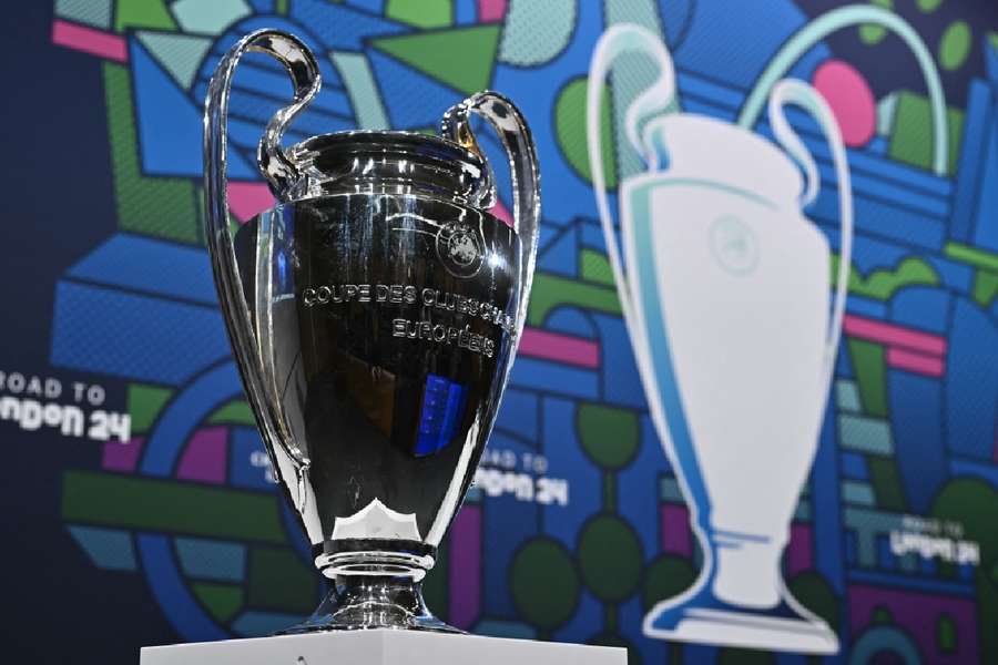 O troféu da Champions League