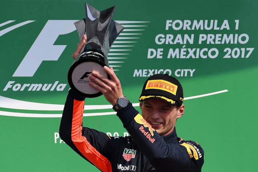 Verstappens ist mit vier Erfolgen Rekordsieger von Mexiko-GP – hier bei seinem ersten Erfolg 2017.