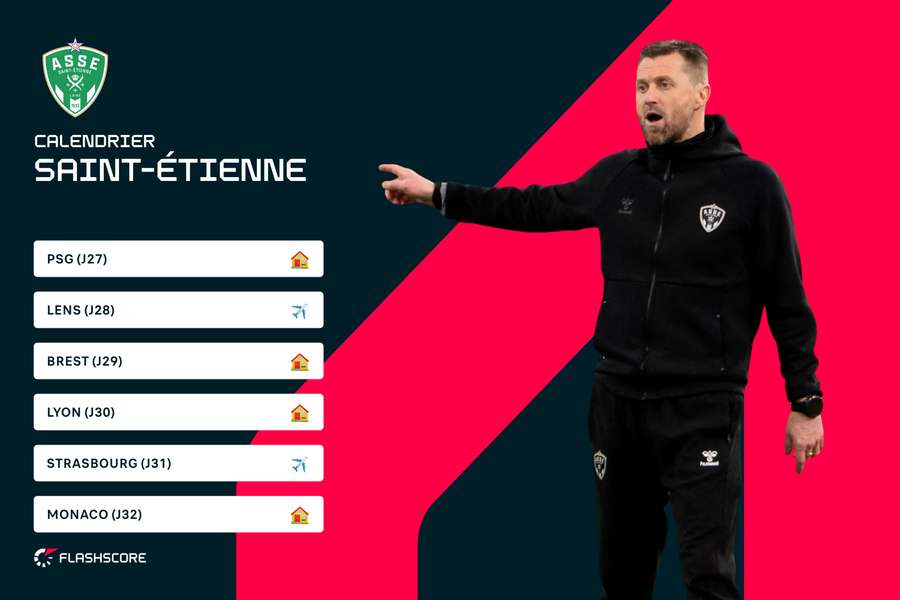 Saint-Étienne recevra deux fois consécutivement dans les prochaines semaines Saint-Étienne recevra deux fois consécutivement dans les prochaines semaines