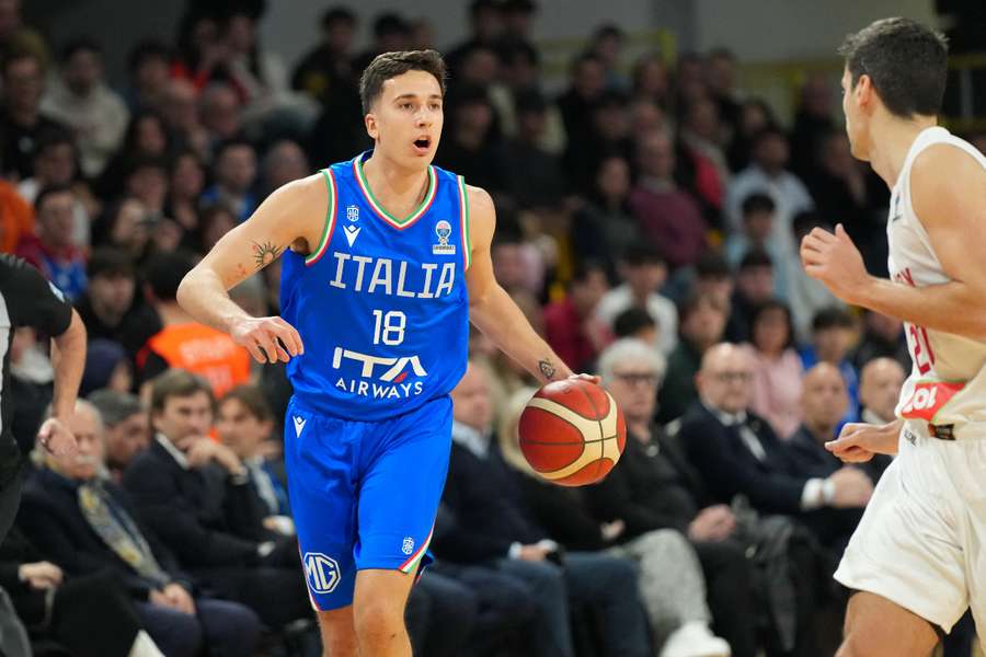 Matteo Spagnolo, con la selección italiana