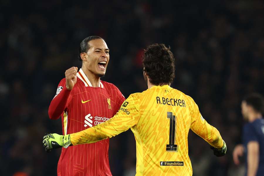 Virgil van Dijk said Liverpool still have work to do to eliminate Paris Saint-Germain