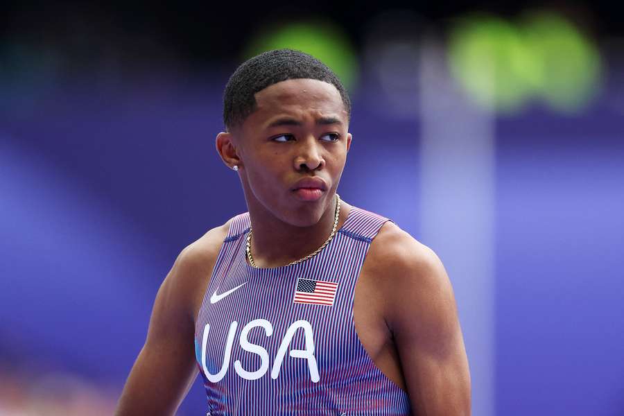 Quincy Wilson lors des JO 2024.