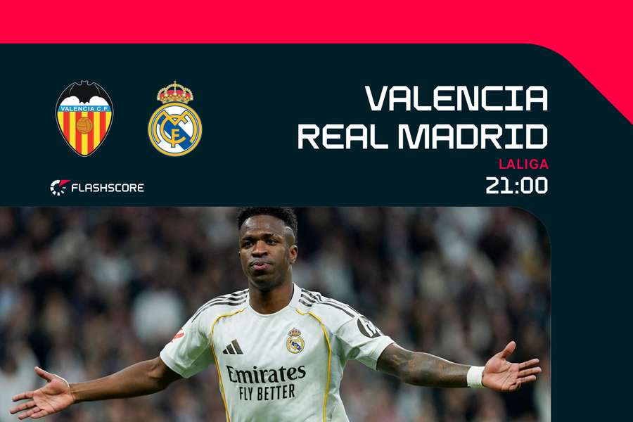 Vinicius no estará en Valencia