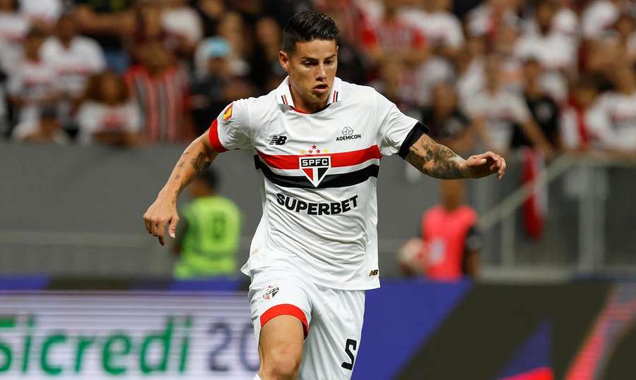 James Rodríguez é um dos desfalques do São Paulo na Copa América