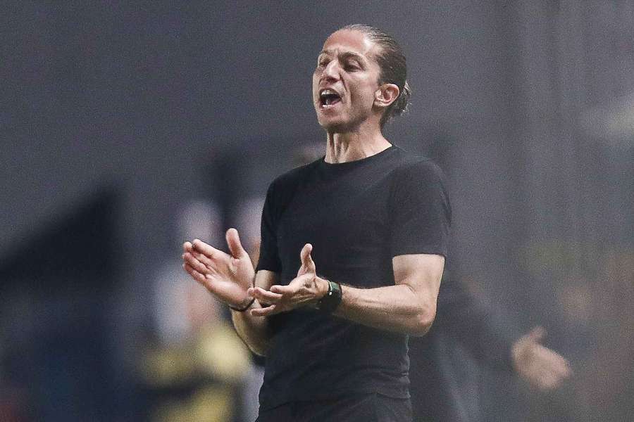 Filipe Luís, treinador do Flamengo