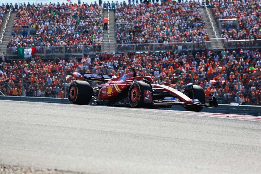 Charles Leclerc au Texas, l'an dernier.