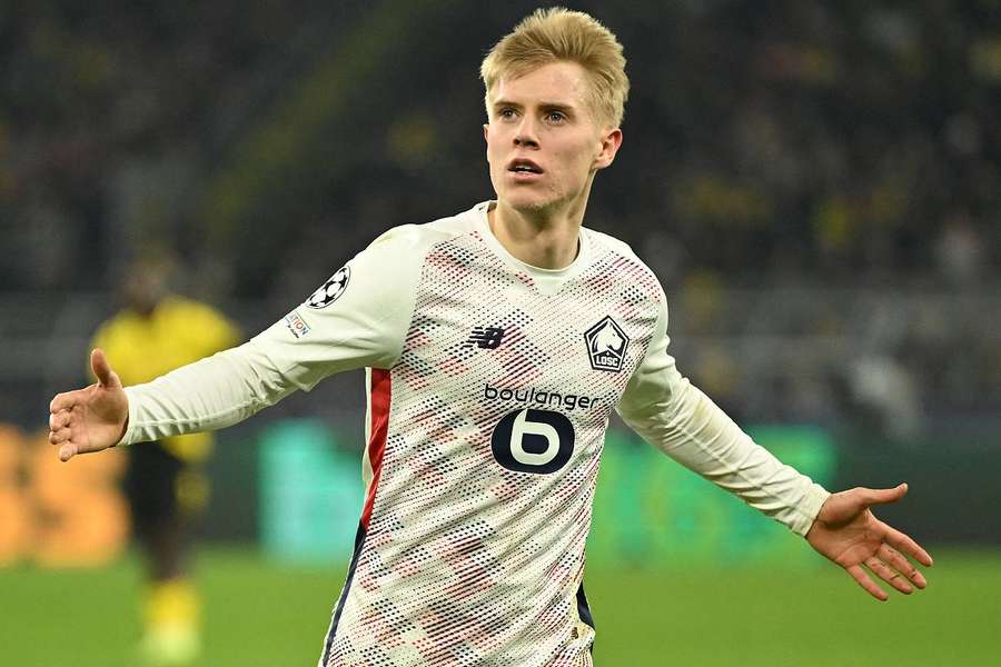 Haraldsson, le buteur Lillois et le MVP Flashscore.