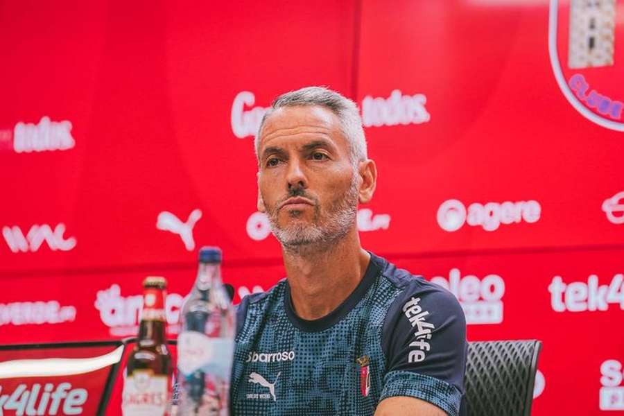 Carlos Vicens, treinador do SC Braga
