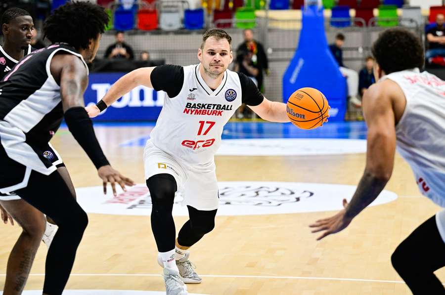 Jaromír Bohačík v dresu Nymburku.