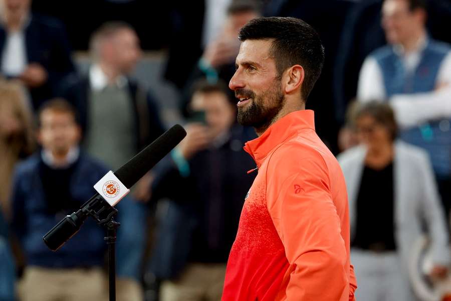 Djokovič v rozhovoru po postupu do druhého kola French Open.