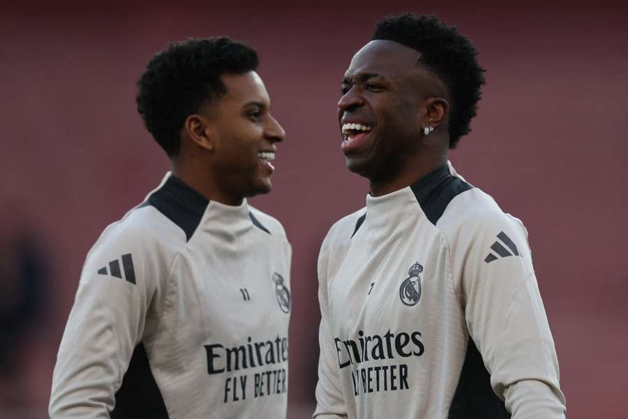 Rodrygo y Vinicius