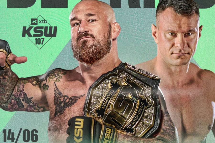 De Fries zmierzy się z Wrzoskiem! Wielka walka o pas wagi ciężkiej na KSW 107 w ERGO ARENIE