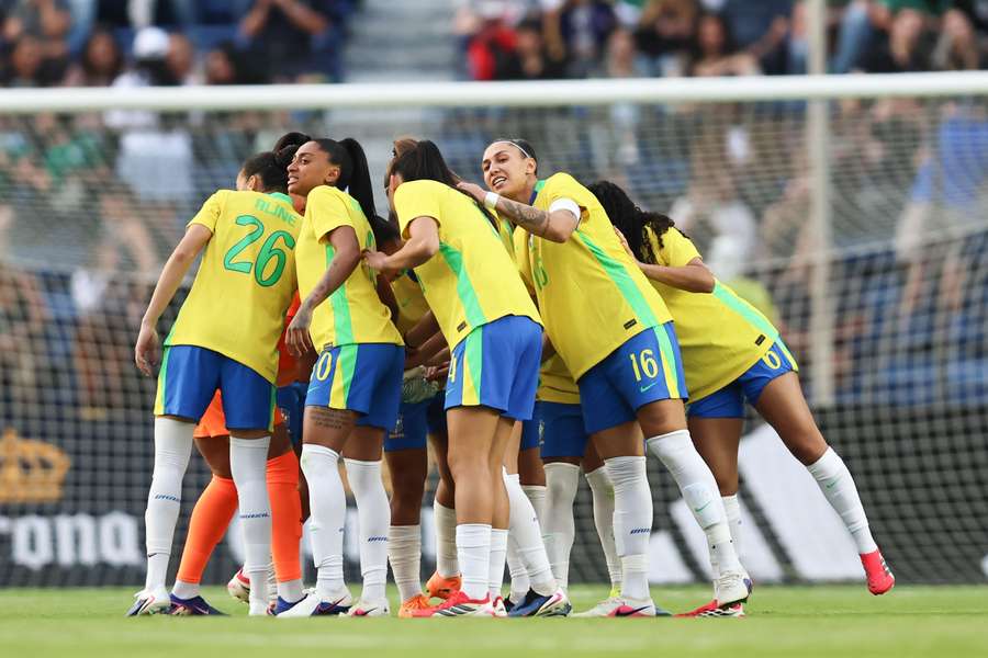 As brasileiras perderam do México