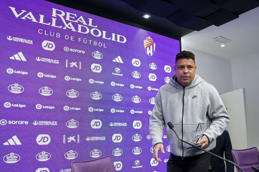 Ronaldo deu explicações após a despromoção do Valladolid