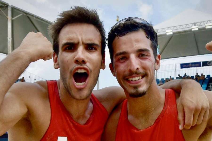 Dupla portuguesa bateu brasileiros Pedro Oliveira e Renato Carvalho