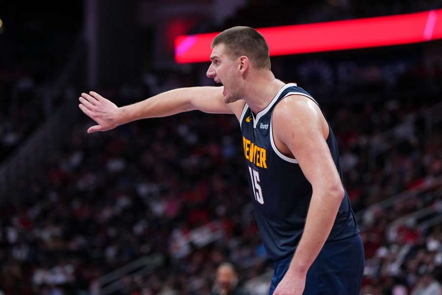 Nikola Jokic of the Denver Nuggets in action