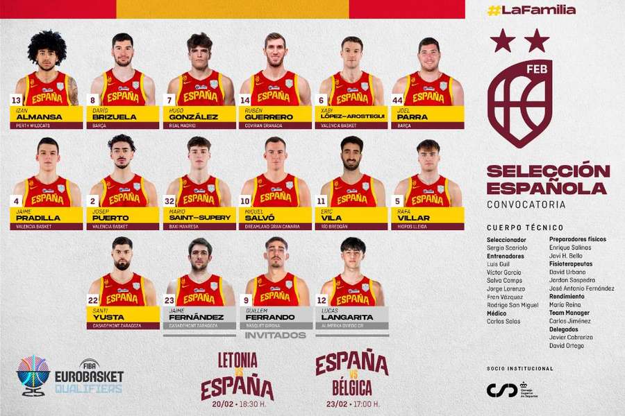 Convocatoria de España. Convocatoria de España.