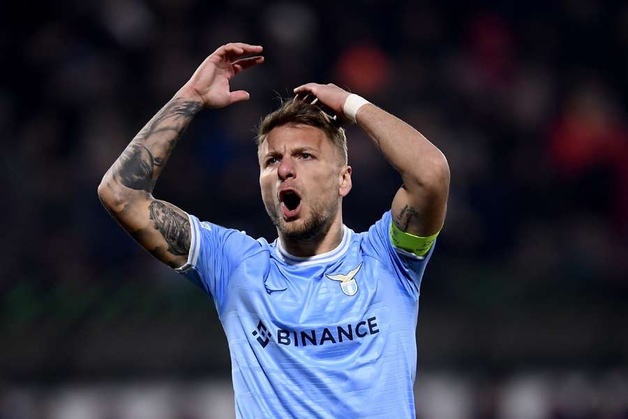 Immobile is dit seizoen de clubtopscorer van Lazio met 11 doelpunten