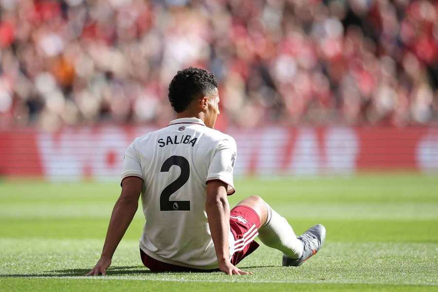 William Saliba is set for up to four weeks on the sidelines