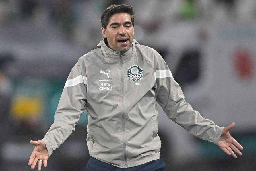 Abel Ferreira não saiu contente do Engenhão