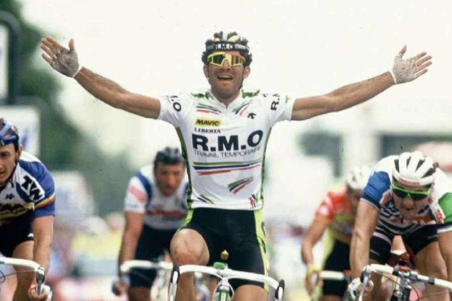 Mauro Ribeiro (vainqueur de l'étape du 14 juillet 1991) : " j'ai battu Jalabert pour 27 centimètres !"