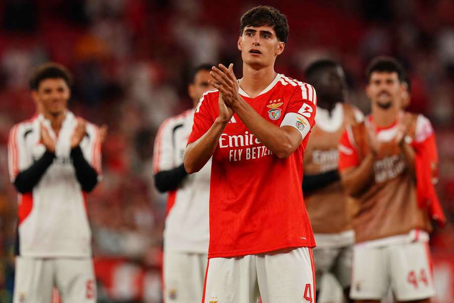 António Silva despede-se dos adeptos do Benfica