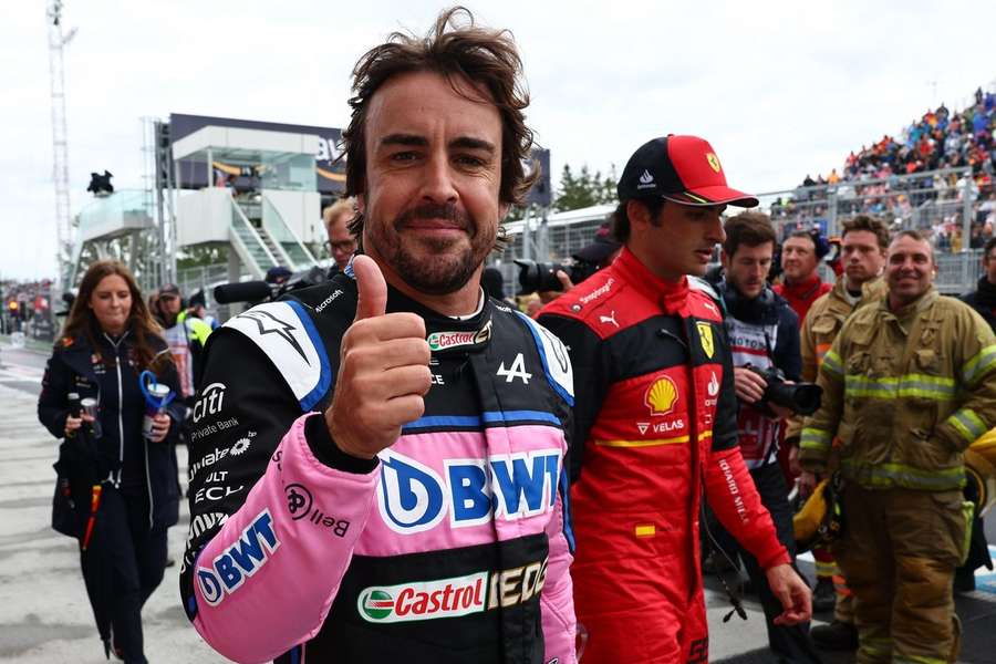 Fernando Alonso, noch im Alpine-Overall war mit dem Training und Qualifying zufrieden