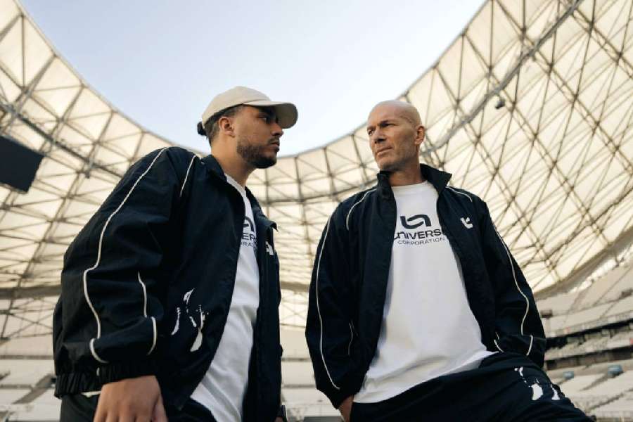 Zinedine Zidane y su sobrino Ryad