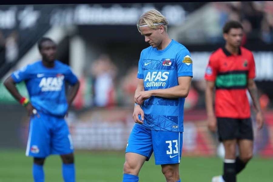 Šín v dresu AZ Alkmaar.