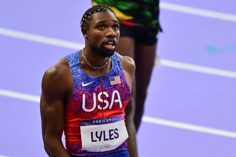 Noah Lyles ging trotz Corona über 200m an den Start.