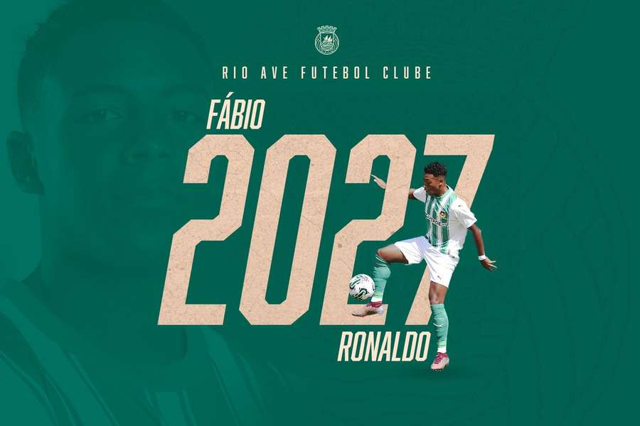 Fábio Ronaldo prolonga ligação ao Rio Ave