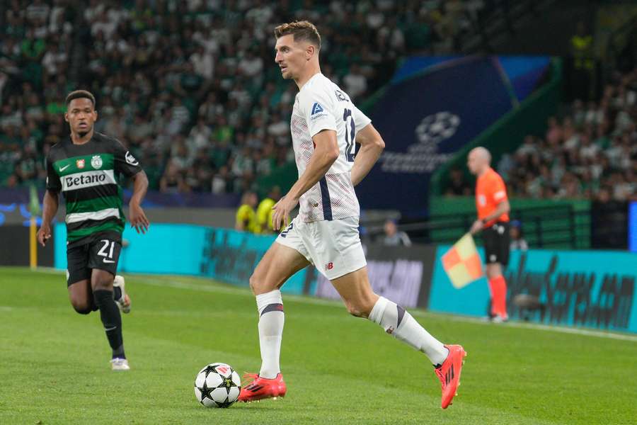 Thomas Meunier na 1.ª jornada da Liga dos Campeões