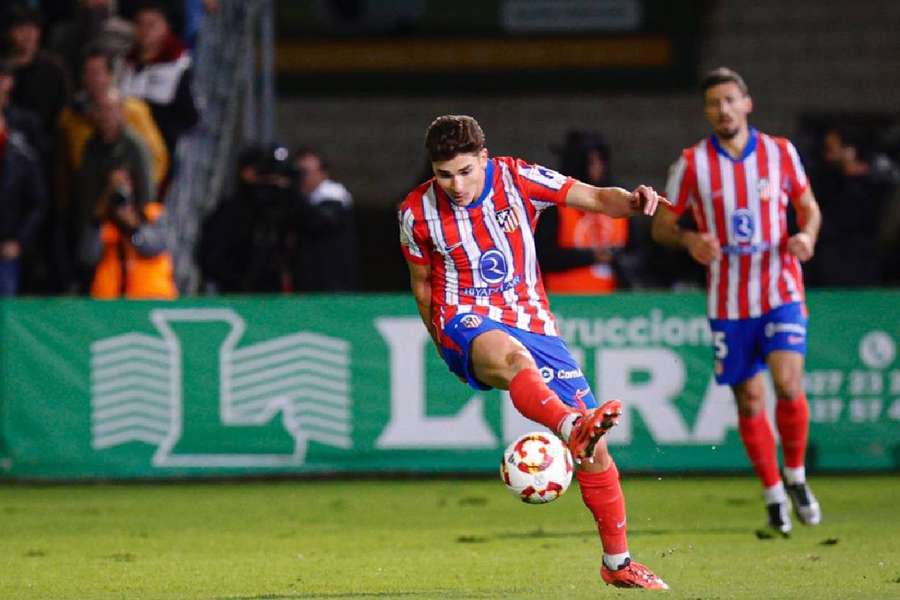 Julían Álvarez, en el Cacereño-Atlético de Madrid