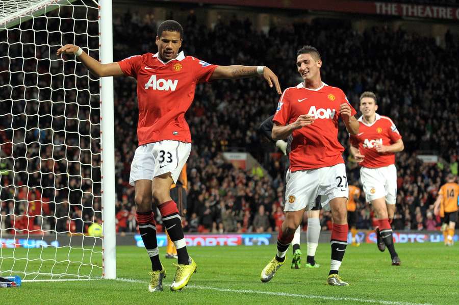 Bebé, durante su etapa en el Manchester United