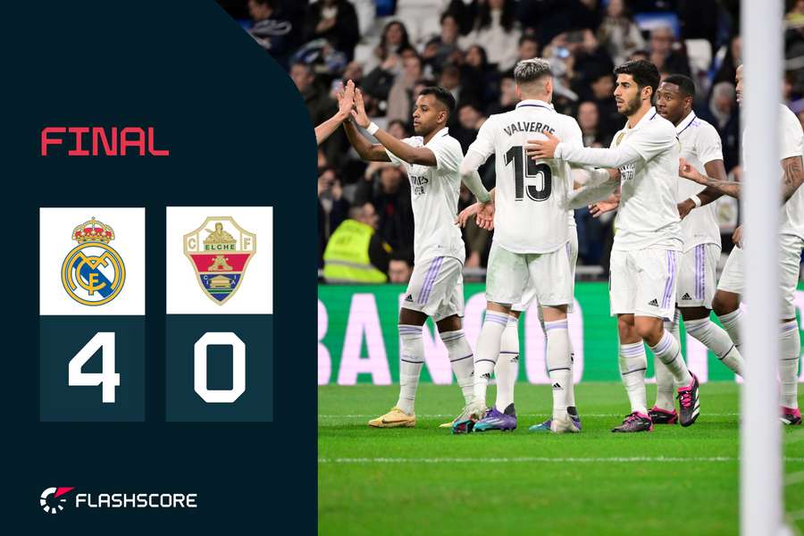 Real Madrid y Elche juegan ya en el Bernabéu