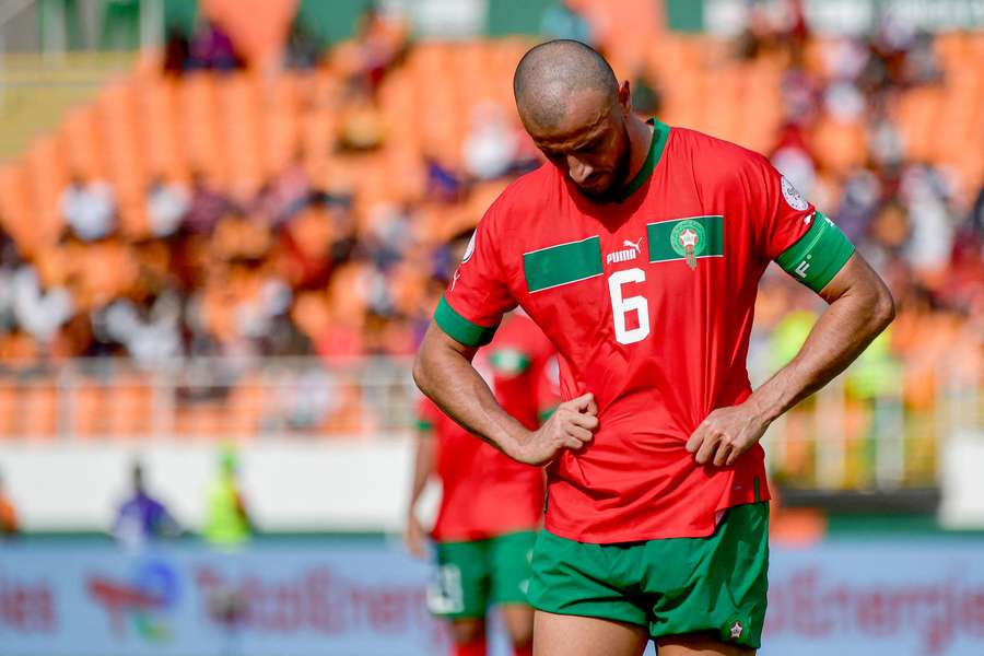 Romain Saïss avec le Maroc.