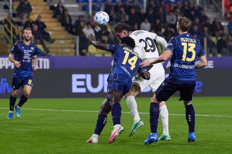 Un'azione del match Un'azione del match