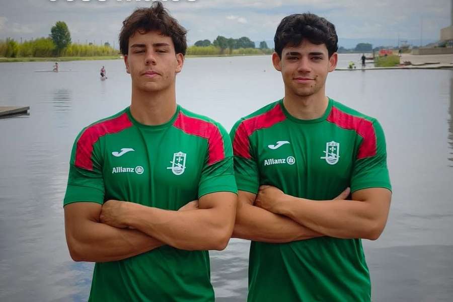 Canoístas José Matos e Martim Conceição Canoístas José Matos e Martim Conceição