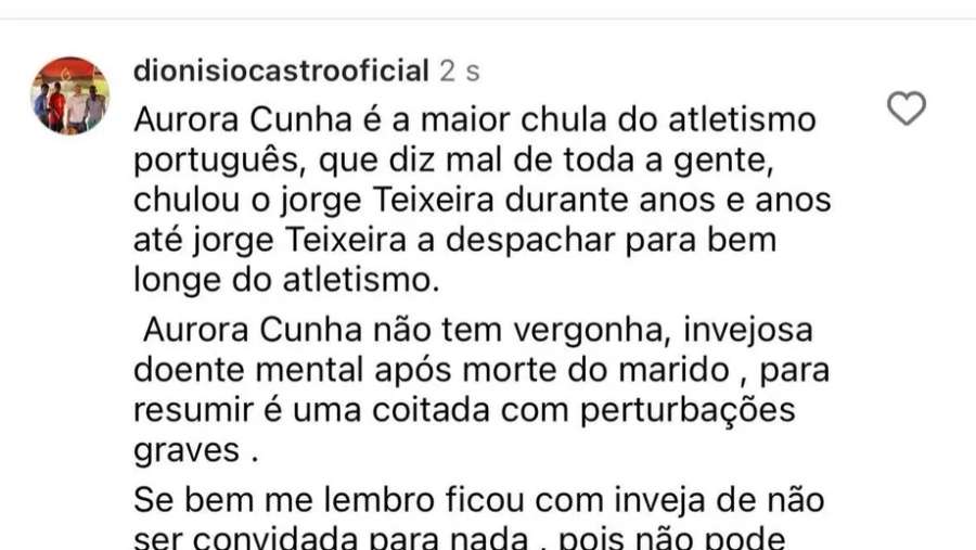 A publicação de Dionísio Castro